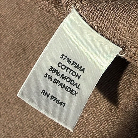 Purejill Womens Pima Cotten Blend Wide leg Capri Pants Size Large - Picture 10 of 12